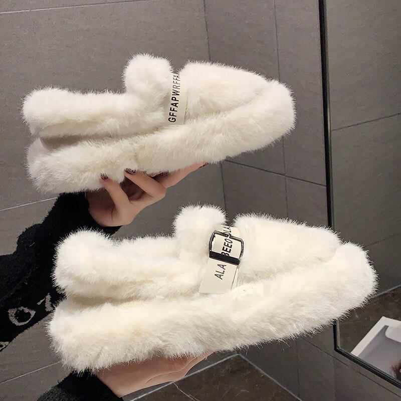 ウィンターホワイトカジュアルベルベット 靴 シューズ コットン 冬物 部族の婦人靴77707608534