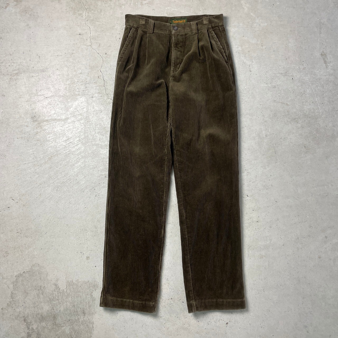 90年代 Timberland ティンバーランド 太畝 ツータック ワイド 