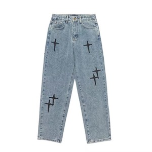 cross denim pants