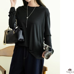 シンプル 長袖Tシャツ M 4col 250352