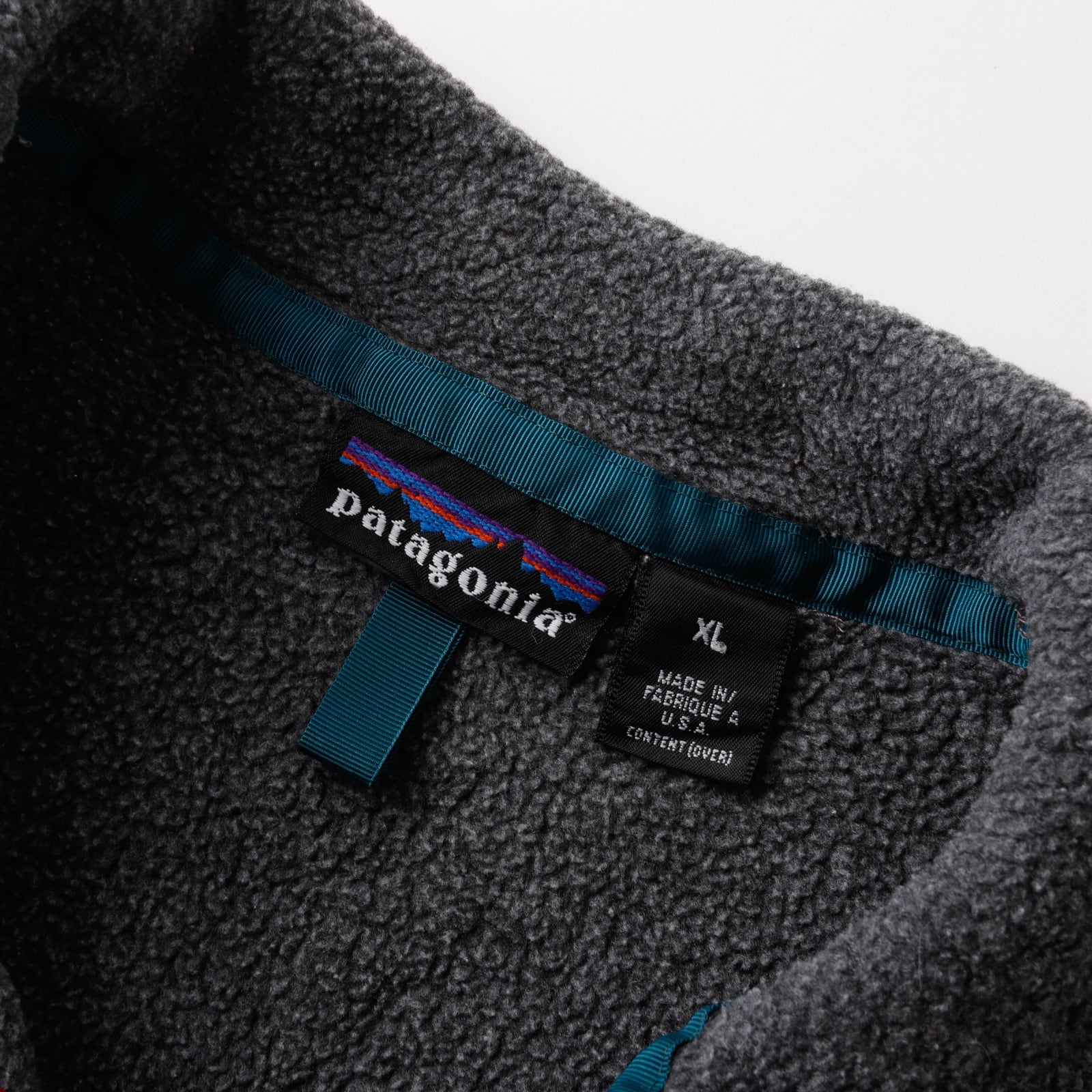 レア　極美品　90s usa製　パタゴニア　シンチラフリース　ネックウォーマー Patagonia パタゴニア90s シンチラフリース