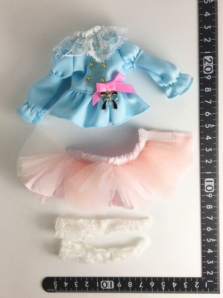 ドール服 1/6 女性用21_23 ブルートップ&ピンクスカート セット STK 18983 - 画像3