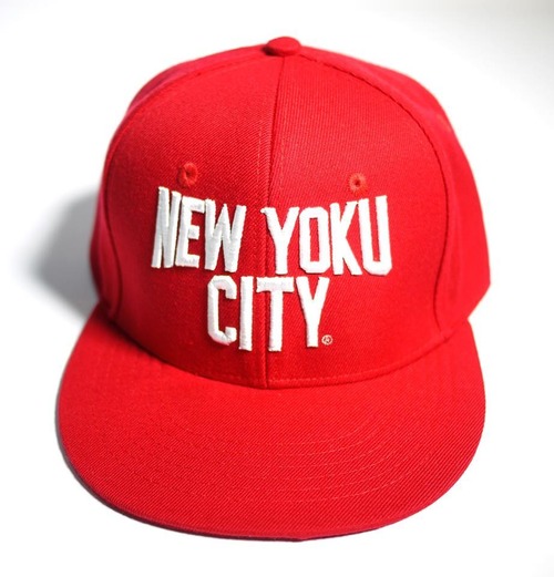 NEW YOKU CITY(入浴シティー)3D刺繍 RED