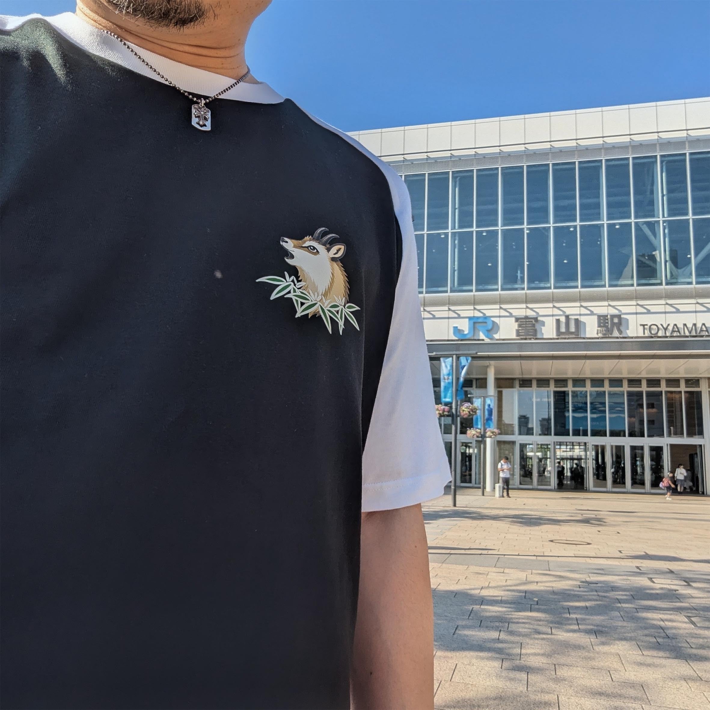 【富山県】トヤジャン Tシャツ "SEROW"【スカジャン風】