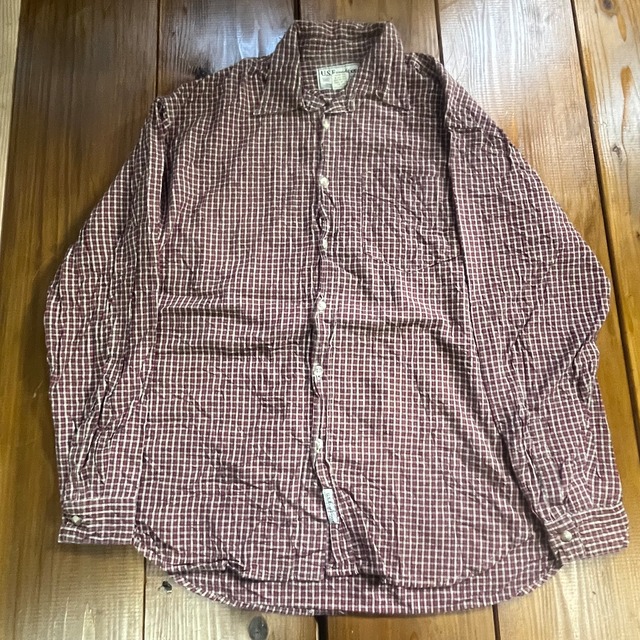 U.S.E Expedition 長袖チェックシャツ　L
