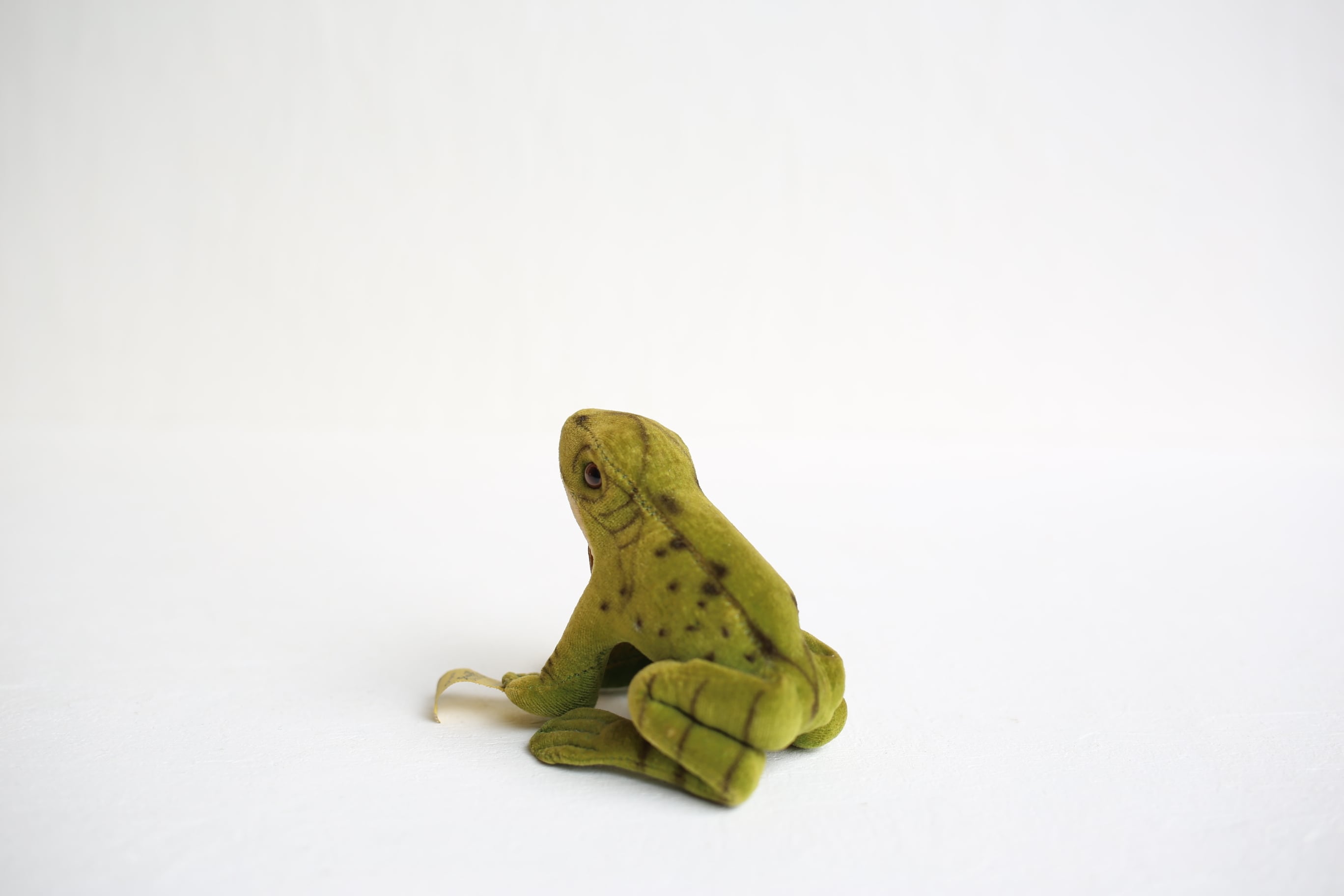 ドイツ ヴィンテージ Steiff シュタイフ カエル『Froggy』8cm N-01435