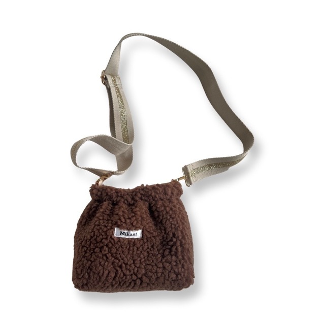 Lax shoulder bag　BROWN}