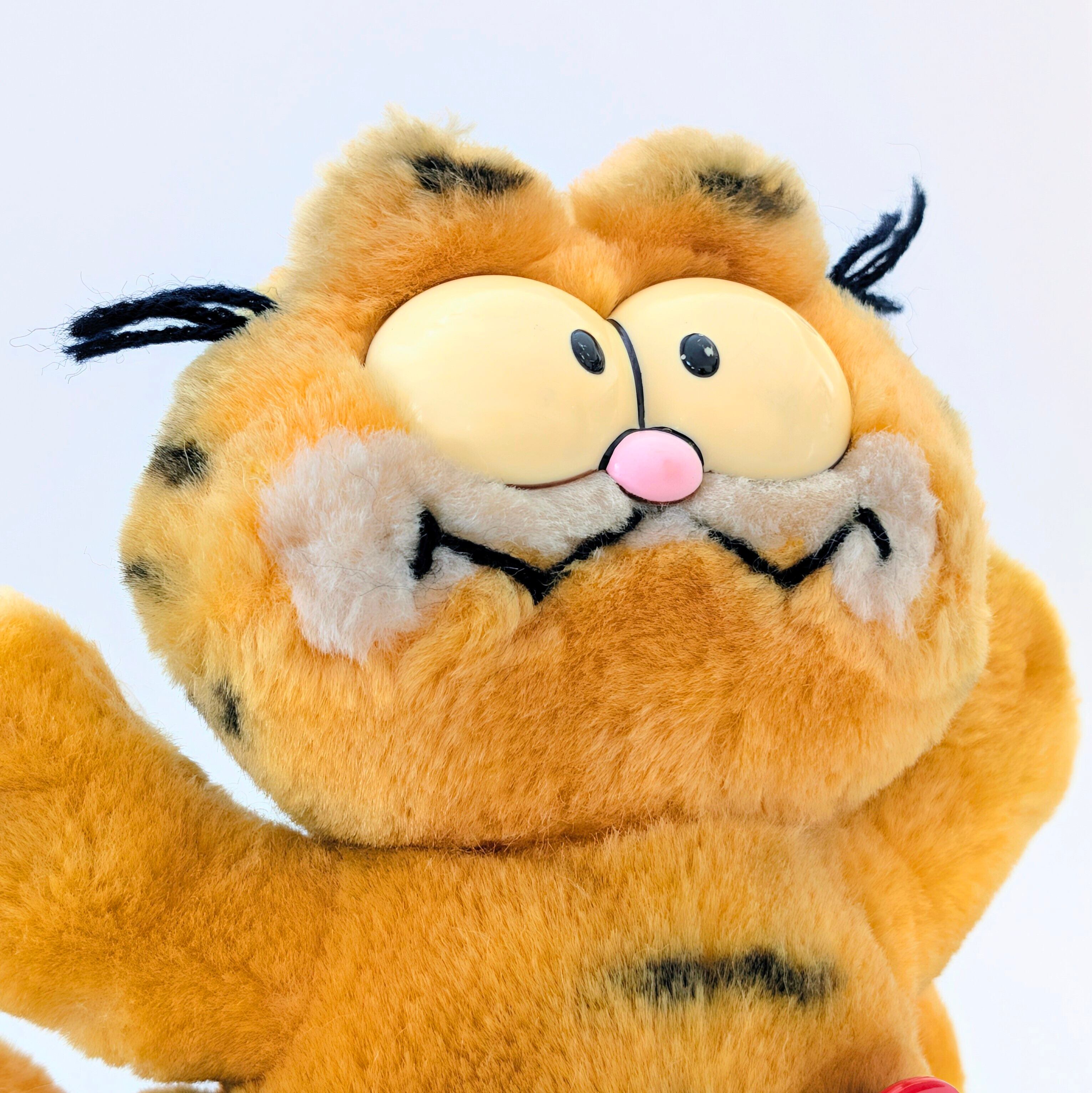☆ VINTAGE 1980年代初期 ☆【 Garfield ( ガーフィールド ) 】『 GARFIELD ATTACK CAT 』吸盤付きぬいぐるみ プラッシュ plush 1980年代年製 〚アメリカン雑貨 アメトイ〛