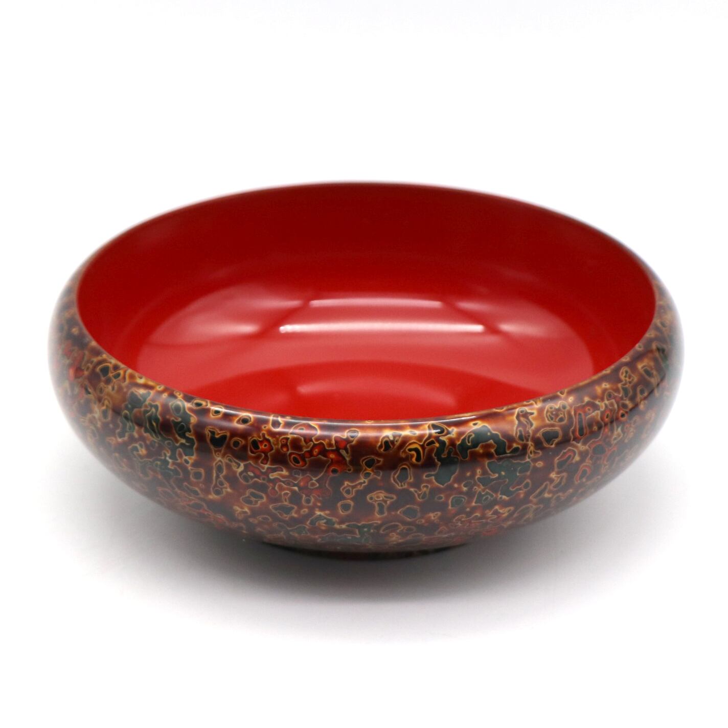 津軽塗（唐塗）バカ塗り・菓子器・小鉢・漆器・No.210410-066・梱包