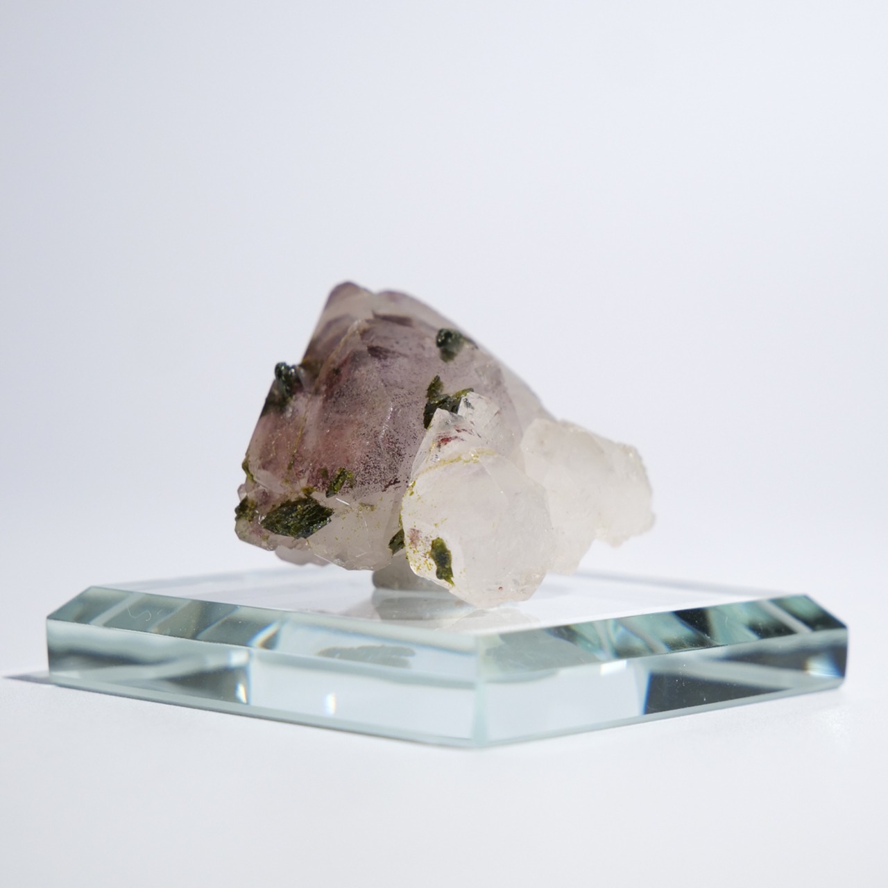 エピドート クォーツ / 原石 標本【mini】