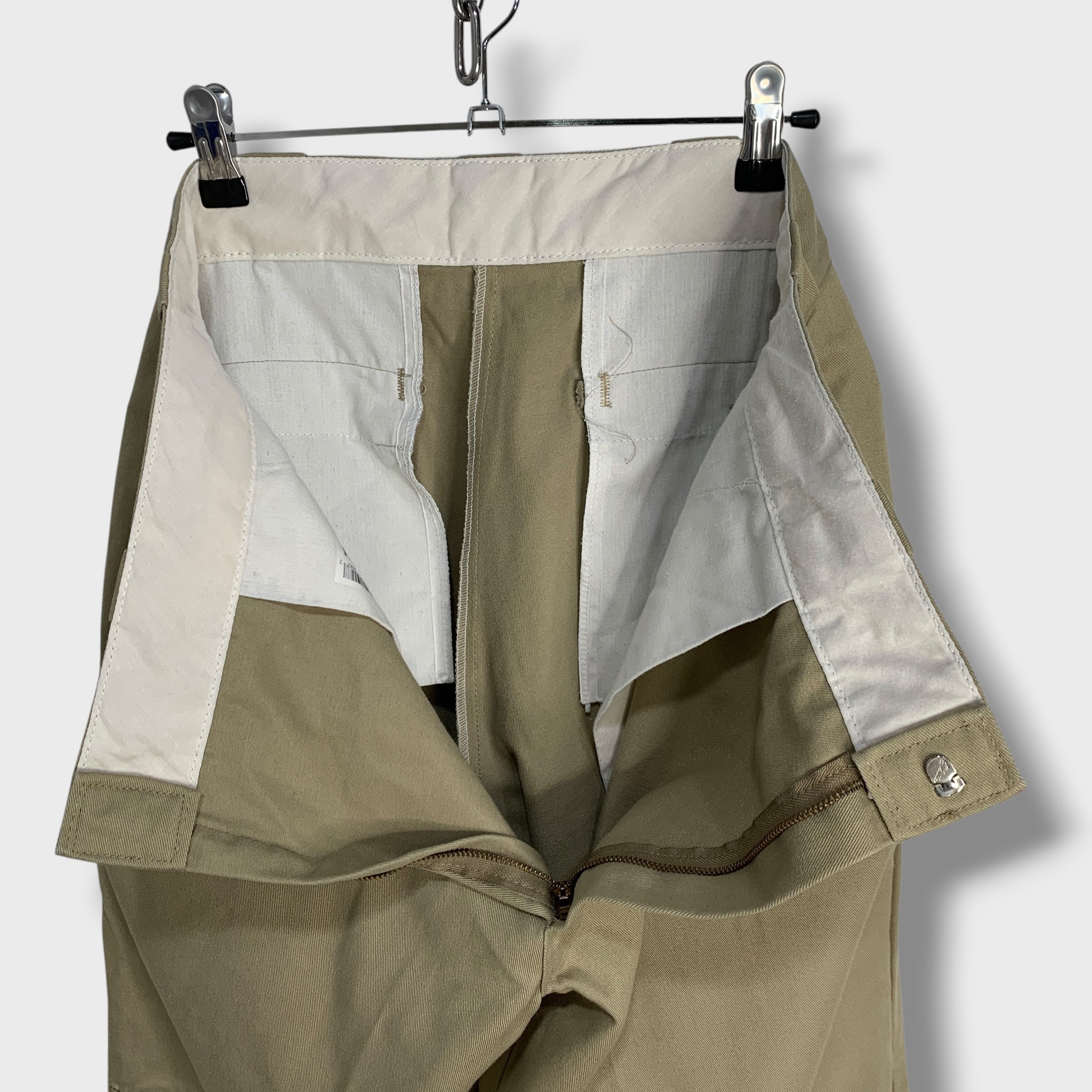 90s Dickies ダブルニーワークパンツ チノパン ベージュ W34L32 | 古着
