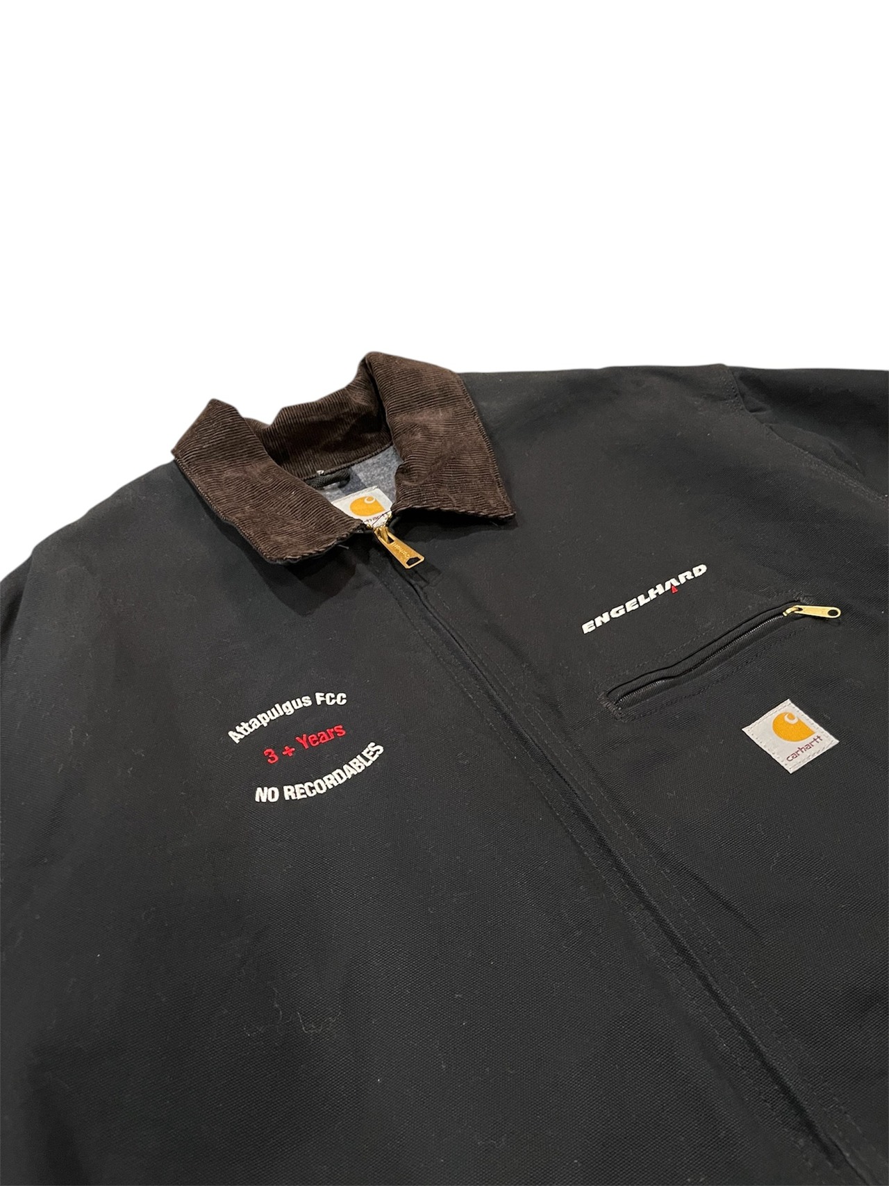 00s Carhartt J01BLK Detroit Jacket Made in U.S.A. Size 50Tall 