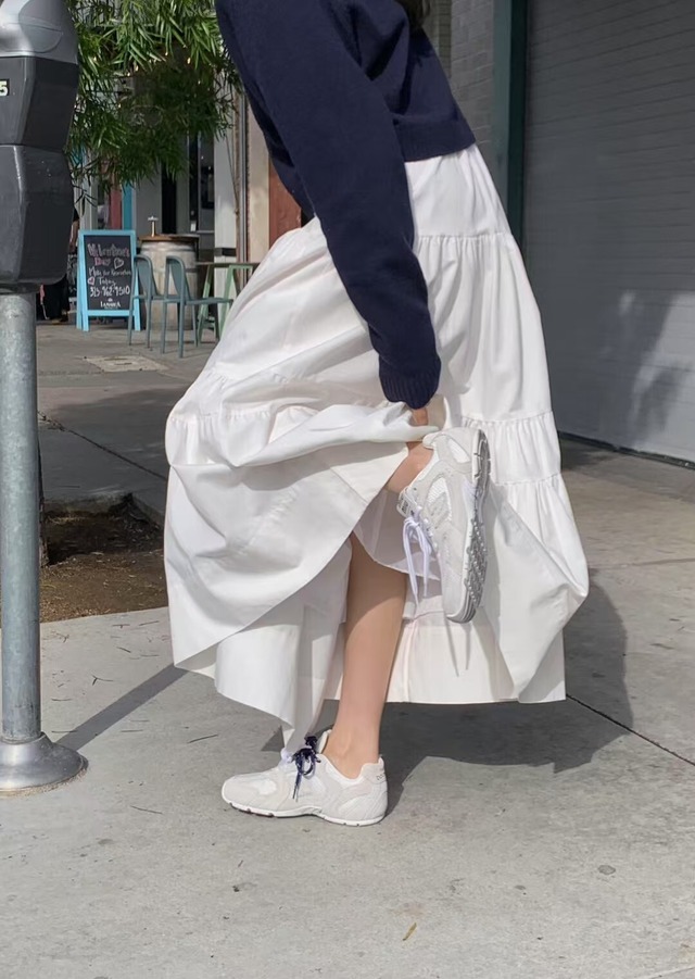 (LITER) anna teared  skirt / 2color