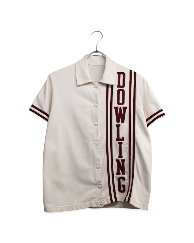 60's College logo snap-button shirt