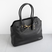 ミュウミュウ アバンチュール ナッパレザー バッグ ミディアム ブラック レザー