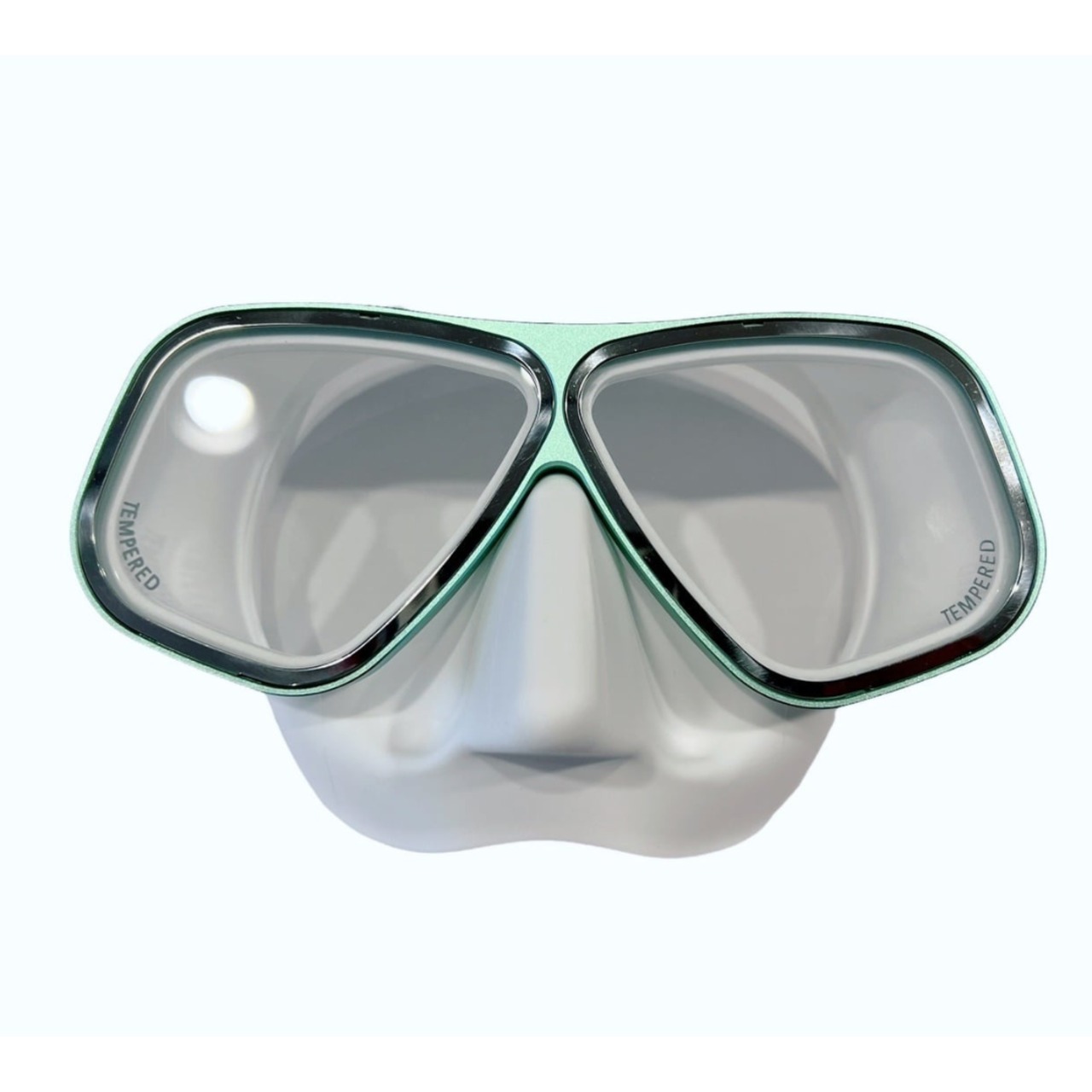 【Dﾀｲﾌﾟ】バイオメタルマスクミント マットシリコン Apollo フリーダイビング・マスク