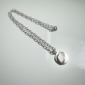 Horizon / Sea Glass Pendant Head Round