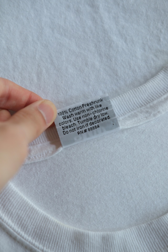Utah/"BMW" logo print tee shirt / made in usa