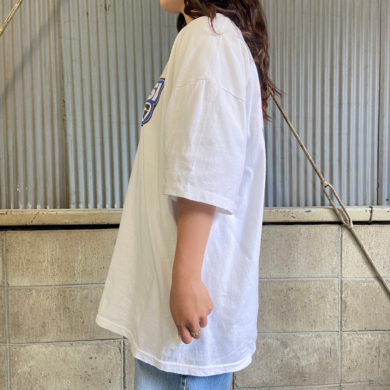 90年代 USA製 PEPSI ぺプシコーラ 企業ロゴ アドバタイジング Tシャツ 