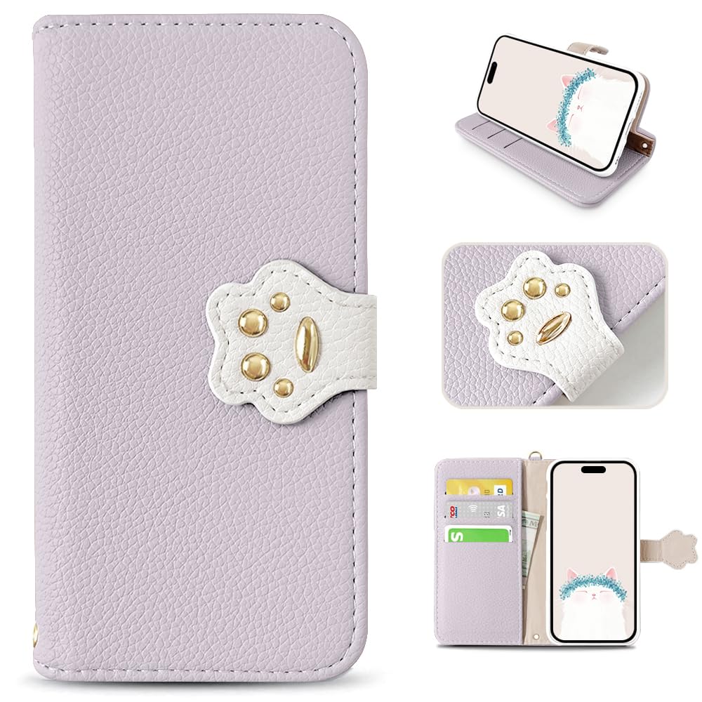 MAGICASE 適応 Google Pixel 10a ケース 手帳型 Pixel 10A 用 携帯カバー グーグル ピクセル10aケース 手帳型 可愛い 女性 カード収納 横置き機能 おしゃれ 人気 衝撃吸収 かわいい 猫の爪 肌感レザー 着脱しやすい 動物 男女兼用