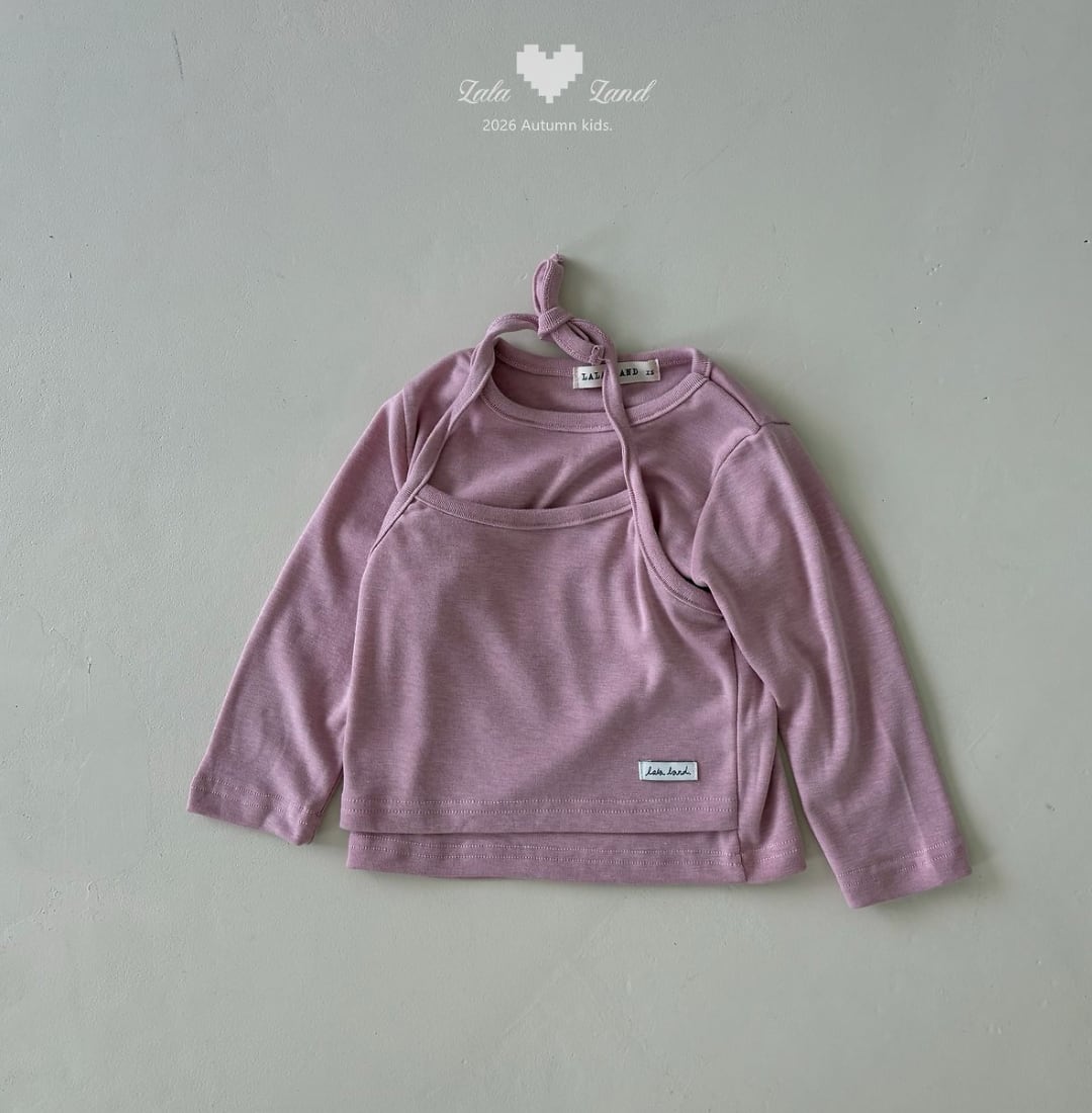 送料無料【予約】/  kidsホルターTシャツ /lalaland