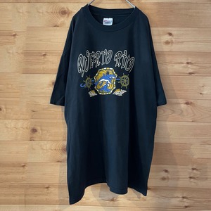 【Hanes】90s USA製 イルカ プリント Tシャツ XL オーバーサイズ アメリカ古着