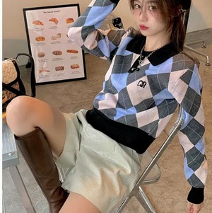 トップス デート カットソー ニットソー セーター 袖あり 長袖 かわいい 大人可愛い きれいめ シンプル カジュアル 大人 上品 おしゃれ お洒落 主役級 存在感 春 秋 冬 オールシーズン 10代 20代 30代 レディース 女性用 OL 学生 デート お出かけ 公園デビュー 女子会 休日 イベント 旅行 着回し 普段使い ファッション コーデ 楽ちん モテ トレンド 流行 インスタ映え フリーサイズ 青 ブルー