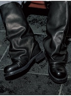 JCAESAR STUDIO Pleated Leather Boots