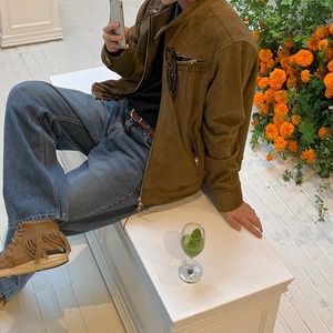 スエードハンサムショートジャケット　990