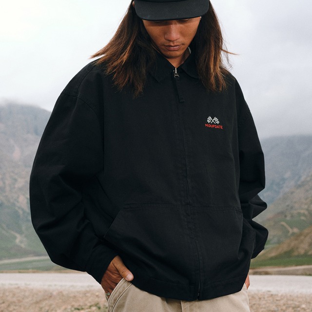 RETRO WORK BLOUSON “IN KOKU” K5423