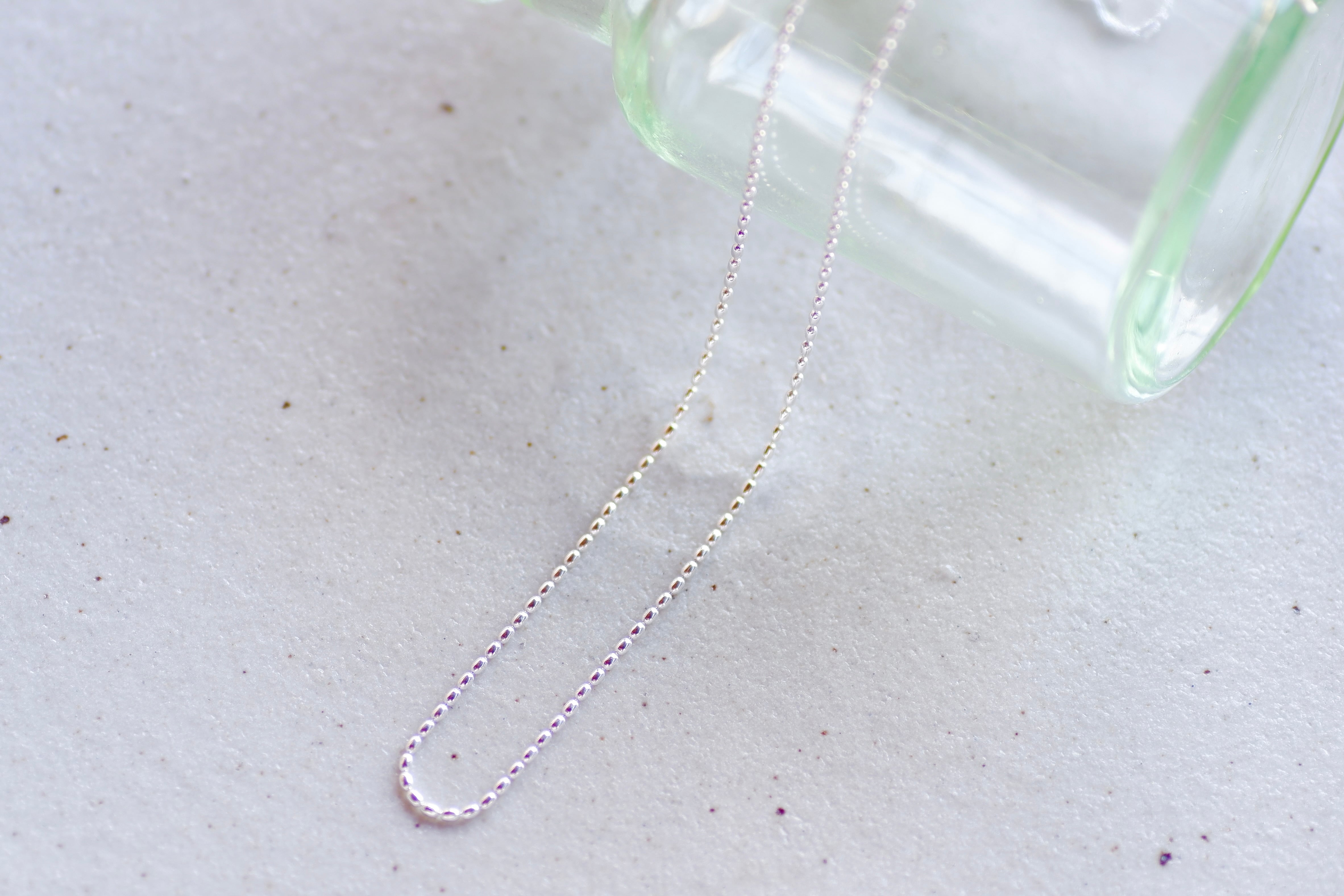 Oval Necklace Chain SV925 <1.2mm/45cm> / 楕円チェーン <1.2mm/45cm>