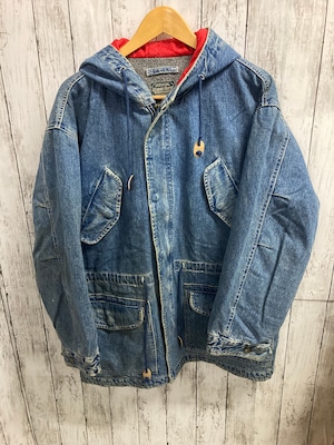 90’s Vintage denim mountain parka M