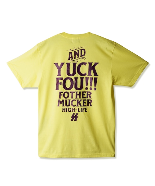 2023 YUCK FOU! Short Sleeve T-shirt 【YELLOW】
