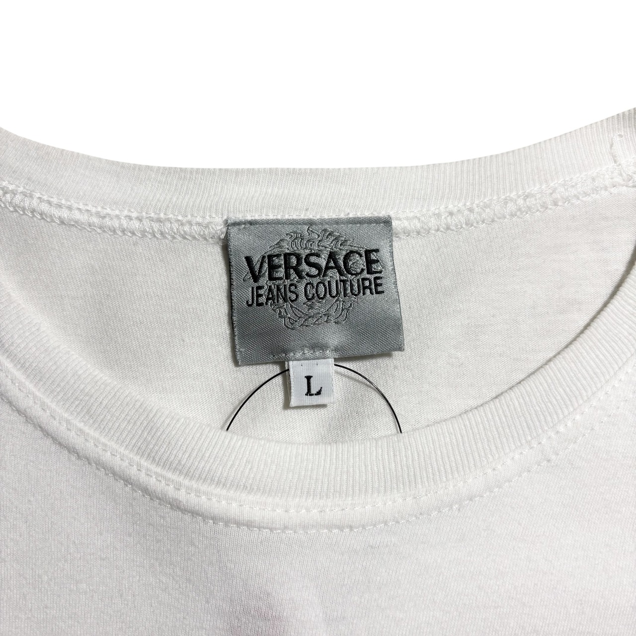 vintage 1990’s VERSACE JEANS COUTURE tee photo by Bruce Weber
