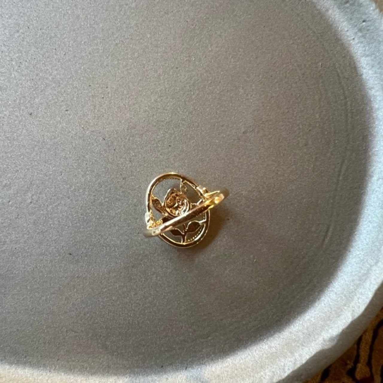 TOPANGA Jewelry Gold Rose Ring　Size 13 15　ゴールドローズリング　指輪　リング　プレゼント　ローズ　バラ　フラワー