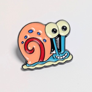 送料無料！ ★ピンズ PINS★ピンバッジ 【 SpongeBob SquarePants（スポンジボブスクエアパンツ）】ゲイリー 〚アメリカン雑貨 アメトイ〛