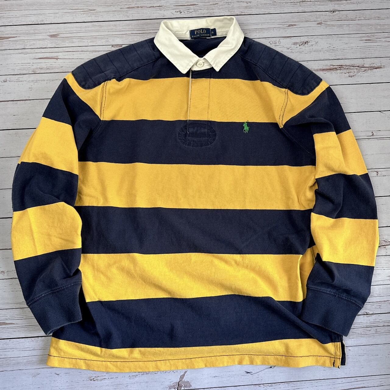 Polo RALPH LAUREN ラルフローレン ラガーシャツ ボーダー 長袖シャツ