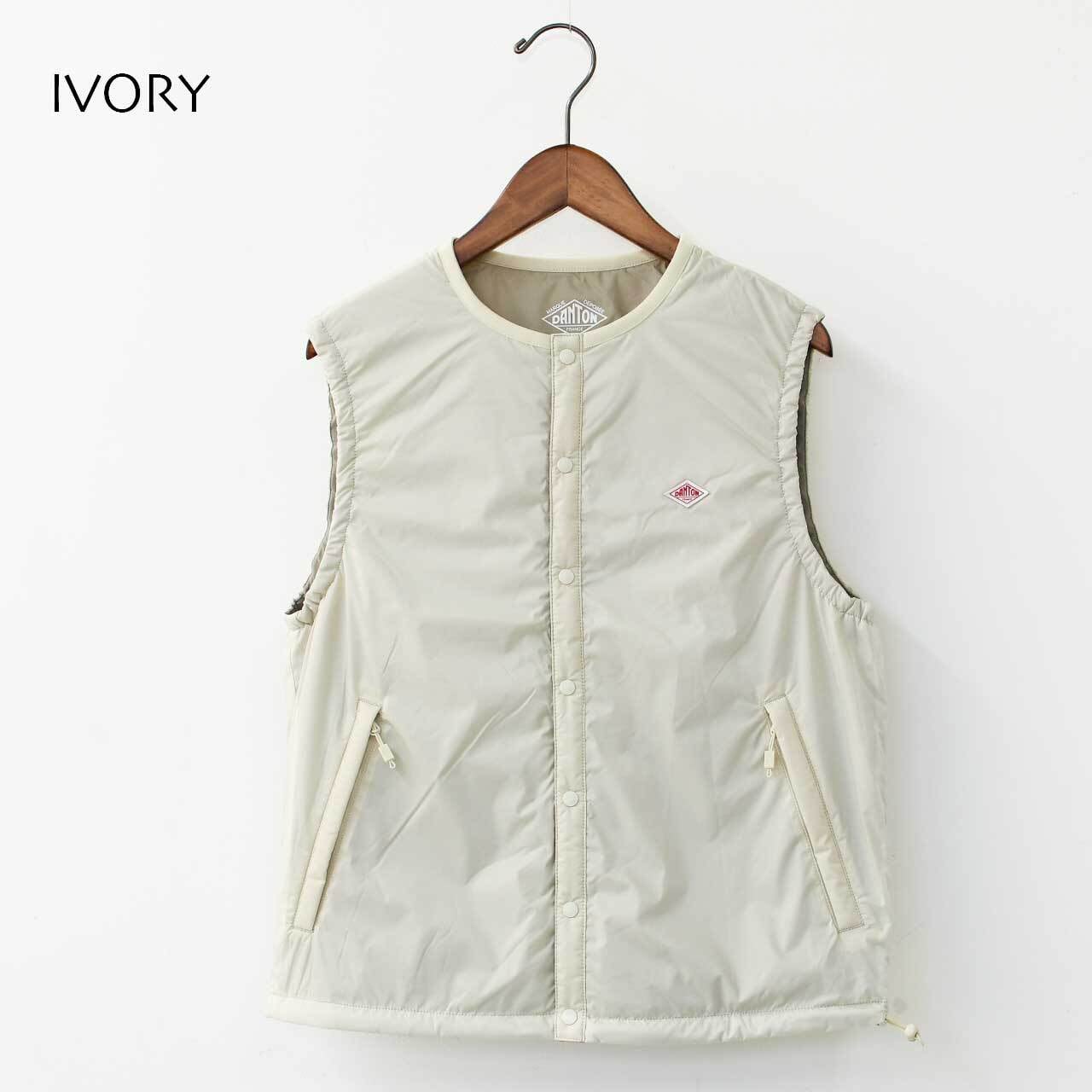 DANTON [ダントン] W IINSULATION COLLARLESS VEST [DT-A0634SNT