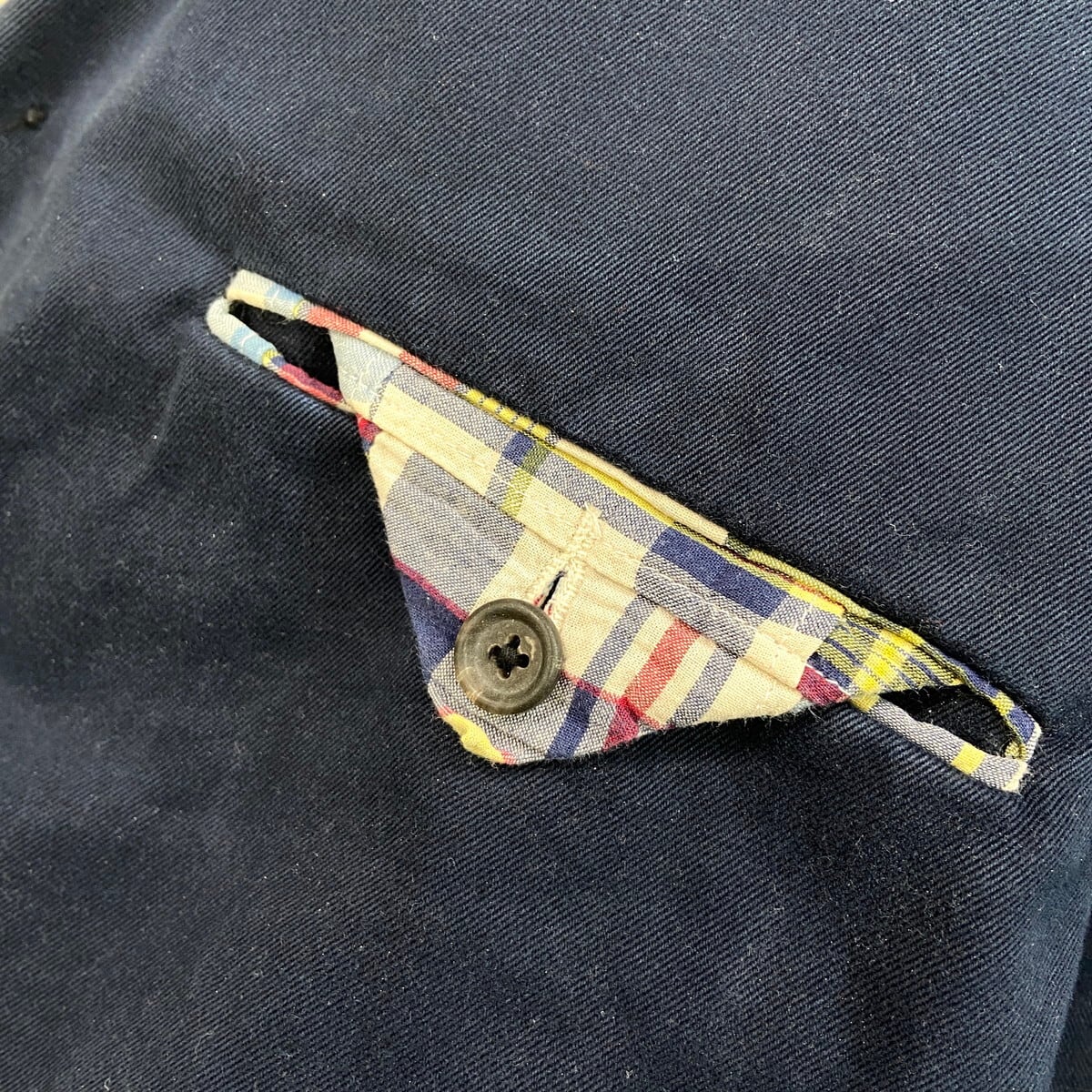 RRL コットン3B ジャケット USA製 ビンテージ マドラスチェック 90年代 RRL コットン3B ジャケット USA製 ビンテージ マドラスチェック