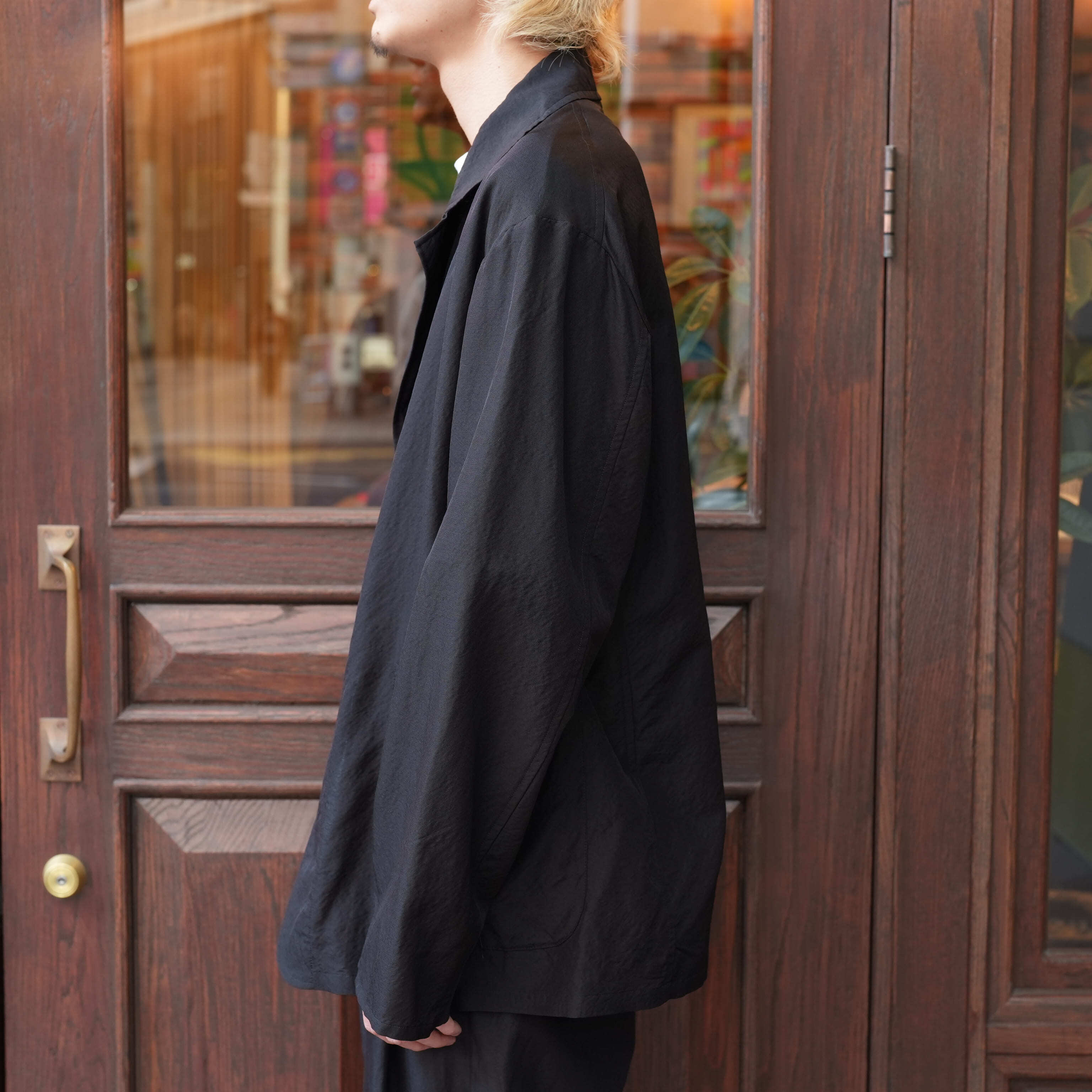 ジャケット・アウター ULTERIOR WASHED WOOL SILK TWILL JKT 26SS ULTERIOR(アルテリア) 26SS 
