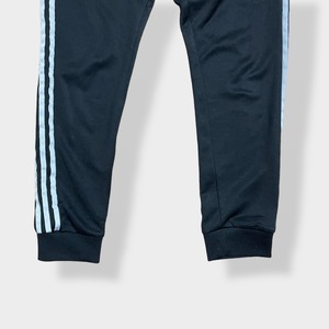 【adidas】トラックパンツ TRACK PANTS ジャージパンツ ジャージ下 トレフォイル 刺繍ロゴ  アディダス 黒 CW1275 US古着