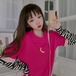 ✞ Tシャツ ♡ストライププリントトップス ロング スウィート ✞ゴスロリ SM ミリ 甘ロリ クラロリ 和ロリ エレガント 黒ロリ 姫ロリ 華ロリ BB-BB49683626904