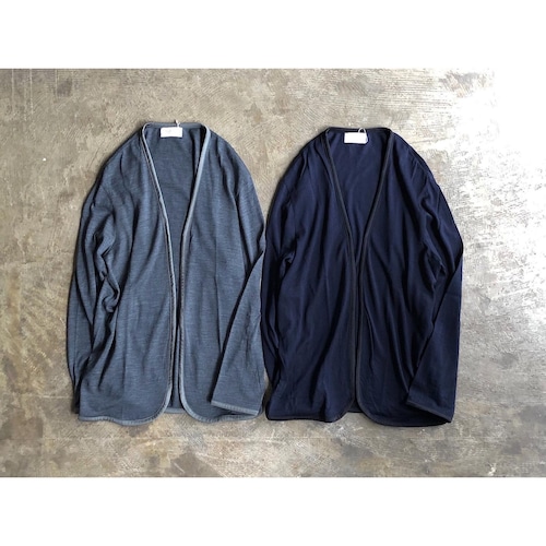 FLISTFIA (フリストフィア) Washable Wool Piping Cardigan