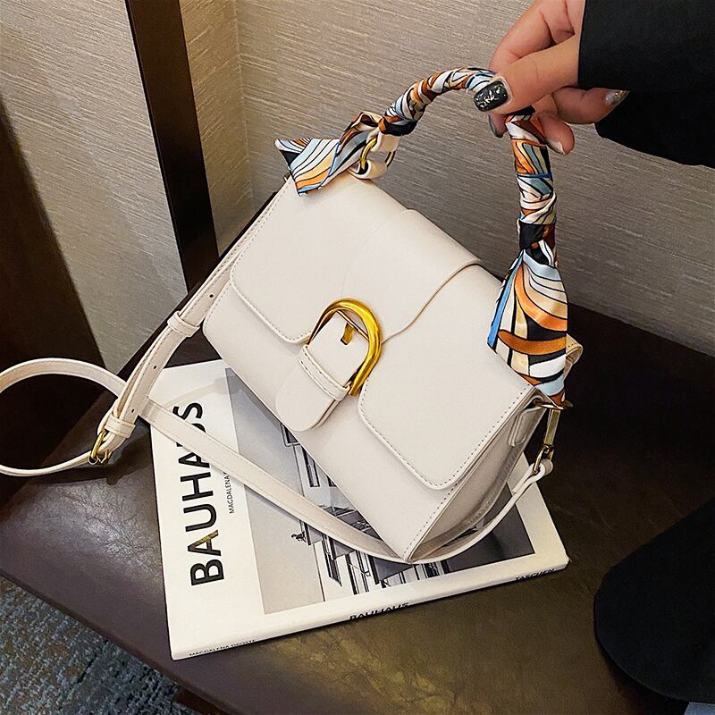 テクスチャ小さなバッグ女性バッグ2020新しいトレンディなファッションネット赤いスカーフクロスボディバッグ夏野生の小さな正方形のバッグ Tiancai_Wing_Bag6008440