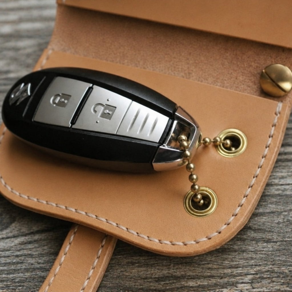 受注製作】スマートキーケース | Babylonica Leather Craft
