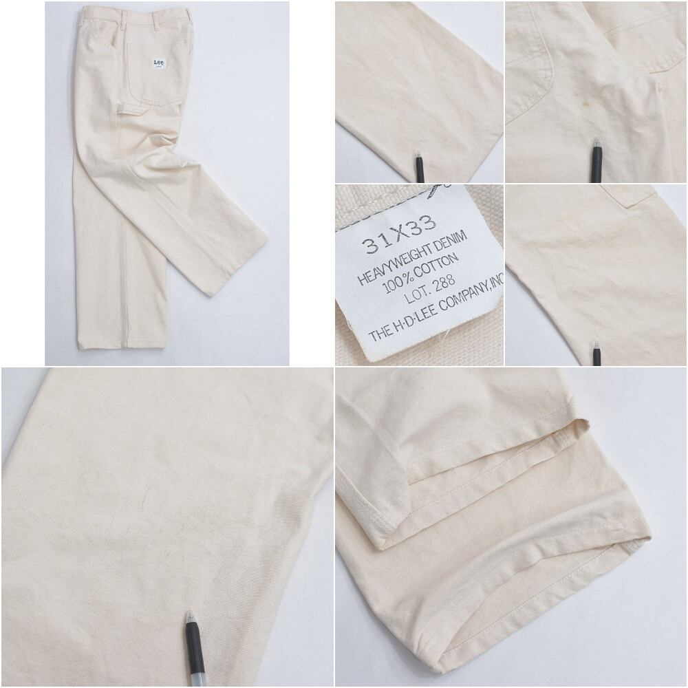 90s 日本製 Lee288 リー ワイド ペインターパンツ HEAVYWEIGHT DENIM