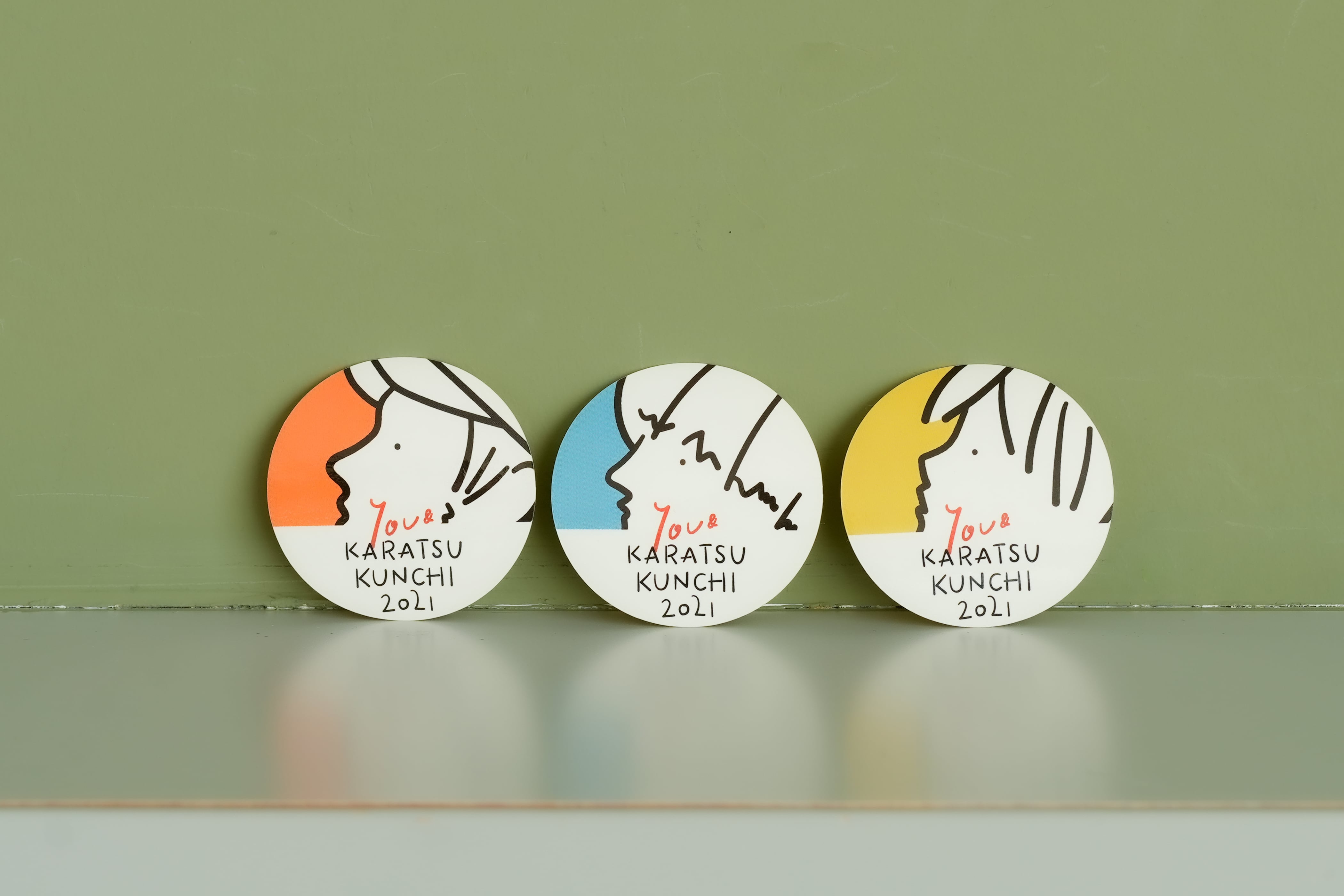 【Rooo Louコラボ】オリジナルステッカー3枚セット/YOU&KARATSUKUNCHI