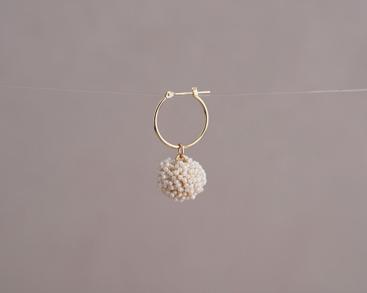 スタージュエリー　ピアス　片耳用 K18 片耳用ピアス HOOP PIERCED EARRING(M/片耳用)(2GP0934)K18
