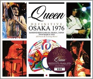 NEW  QUEEN        DEFINITIVE OSAKA 1976  4CDR Free Shipping Japan Tour
