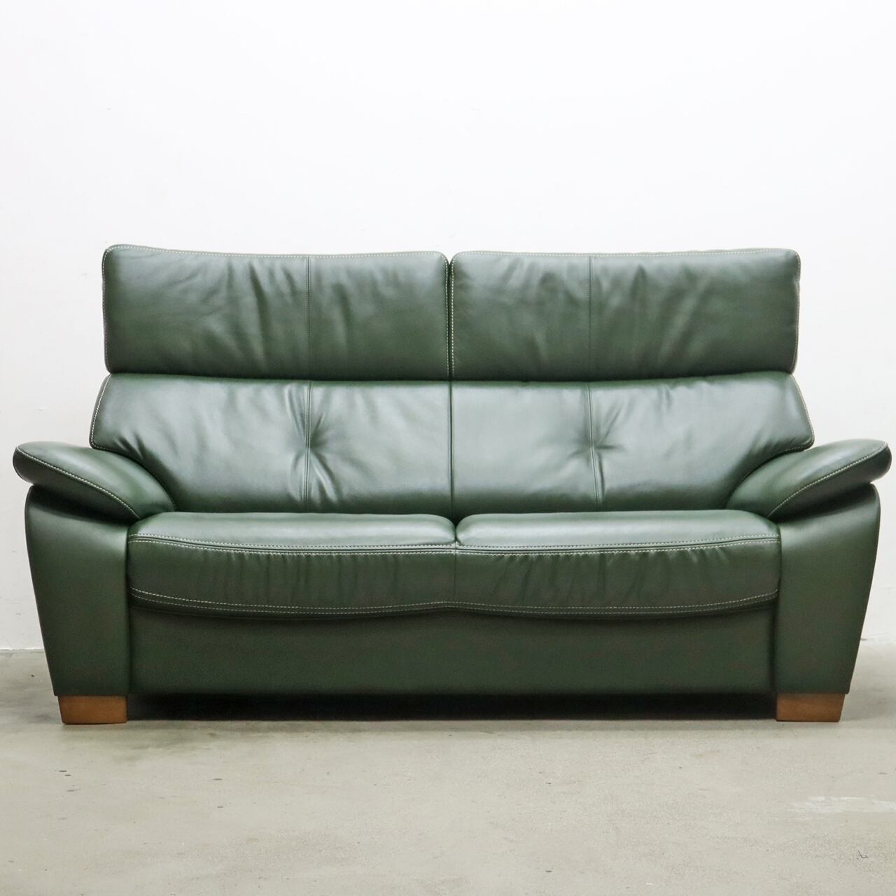 karimoku カリモク ZT73 本革 レザー 2P ソファ 好ましく モダン 